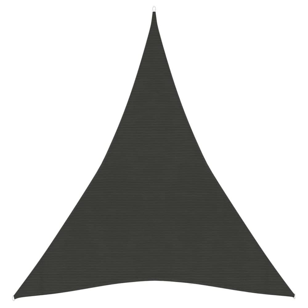 vidaXL Solsegel 160 g/m² antracit 3x4x4 m HDPE