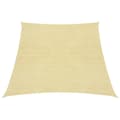 Miniatyrbilde 3 av 11: vidaXL Solseil 160 g/m² beige 3/4x3 m HDPE