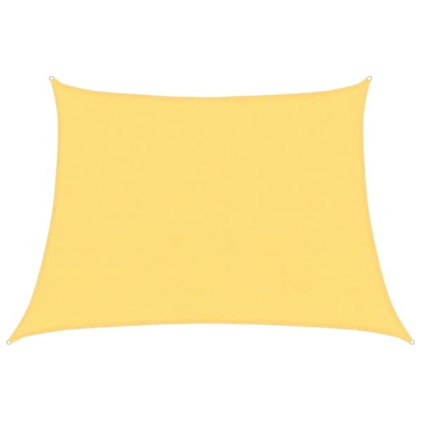 vidaXL solsejl 160 g/m² 4/5x3 m HDPE beige