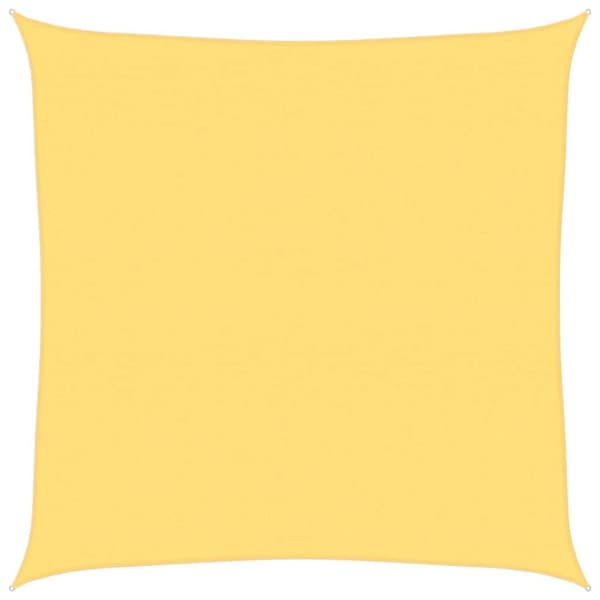vidaXL Solseil 160 g/m² beige 4,5x4,5 m HDPE