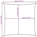 Miniatyrbilde 11 av 11: vidaXL Solseil 160 g/m² beige 4,5x4,5 m HDPE
