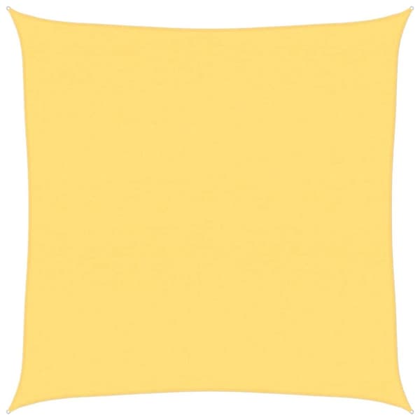 vidaXL Solseil 160 g/m² beige 4x4 m HDPE