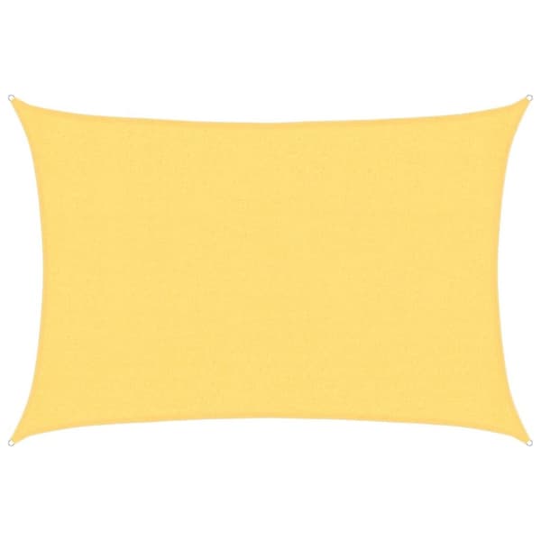 vidaXL Solseil 160 g/m² beige 2,5x4 m HDPE