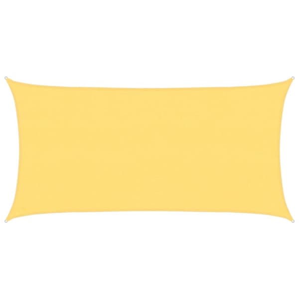 vidaXL Solsegel 160 g/m² beige 2,5x4,5 m HDPE