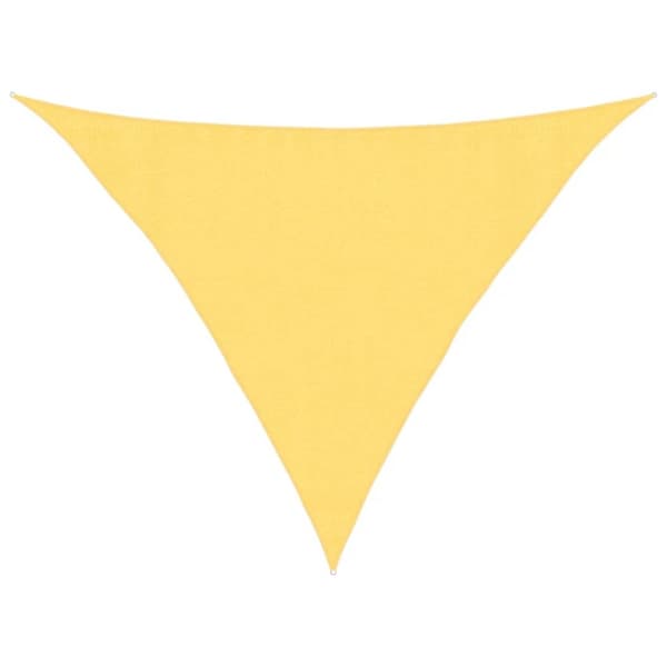 vidaXL Aurinkopurje 160 g/m² beige 3,5x3,5x4,9 m HDPE