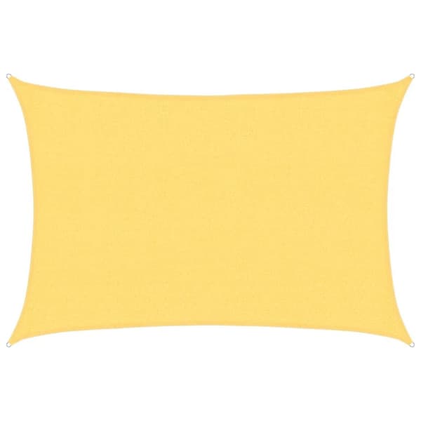 vidaXL Solseil 160 g/m² beige 2,5x3,5 m HDPE