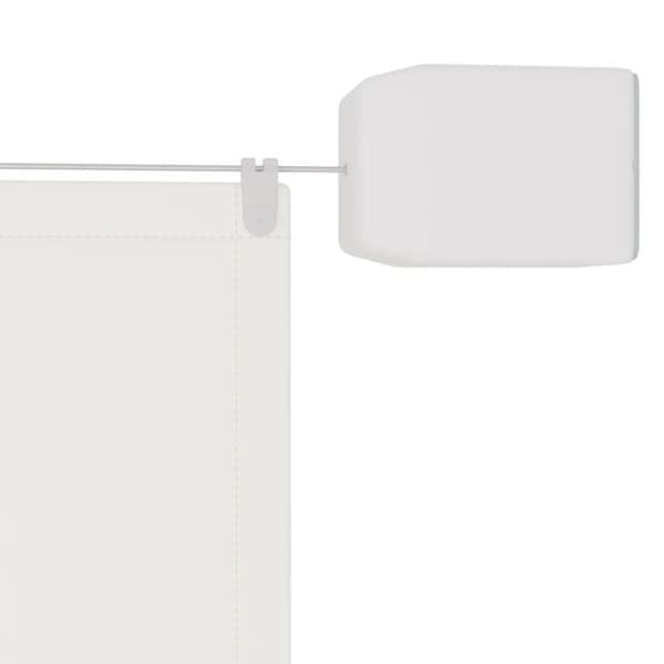 vidaXL Vertikal markise hvit 60x360 cm oxfordstoff
