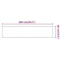 Miniatyrbillede 5 af 5: vidaXL lodret markise 60x600 cm oxfordstof beige