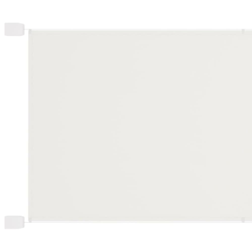 vidaXL Markis vertikal vit 140x360 cm oxfordtyg