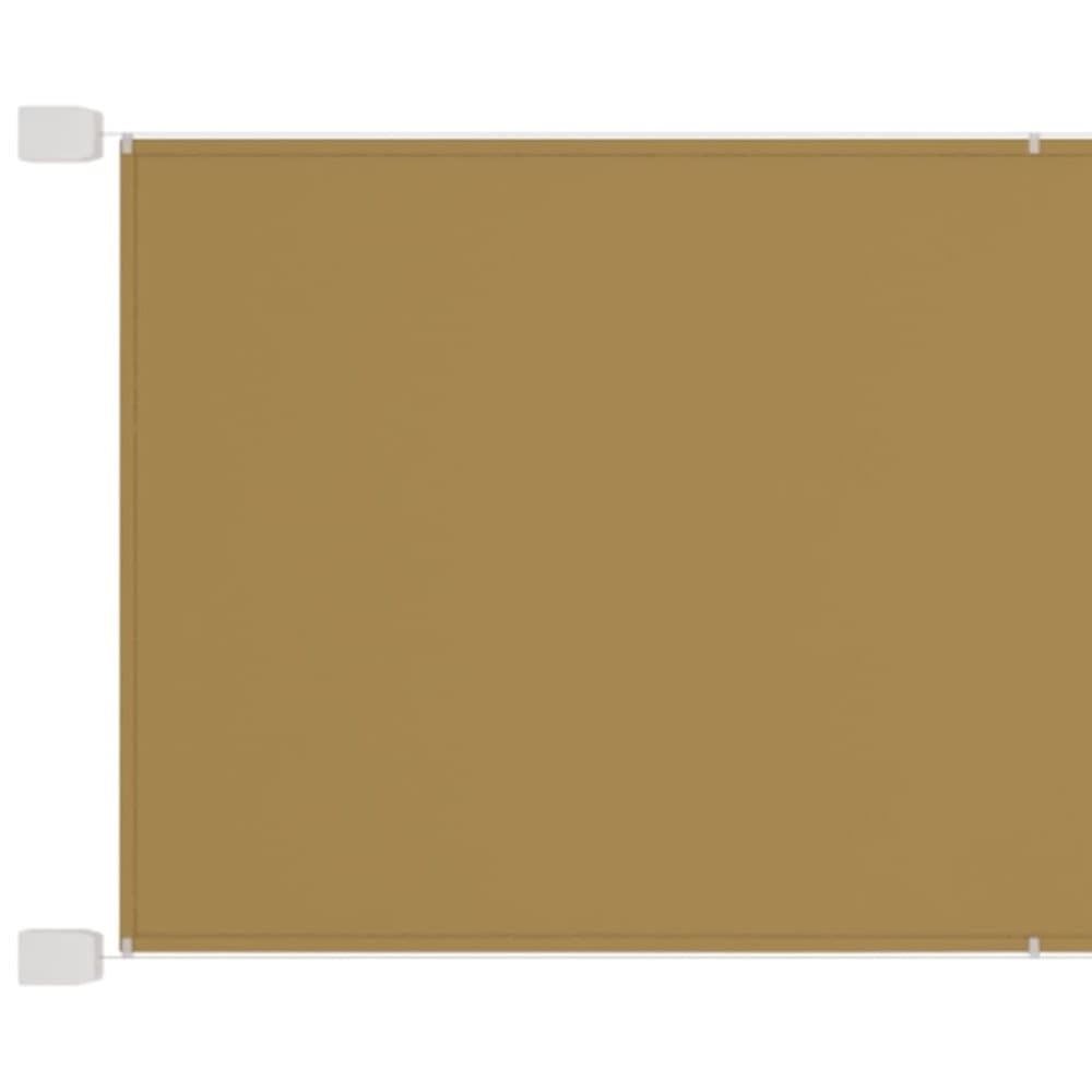vidaXL Markis vertikal beige 140x420 cm oxfordtyg