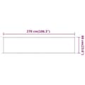 Miniatyrbilde 5 av 5: vidaXL Vertikal markise beige 60x270 cm oxfordstoff