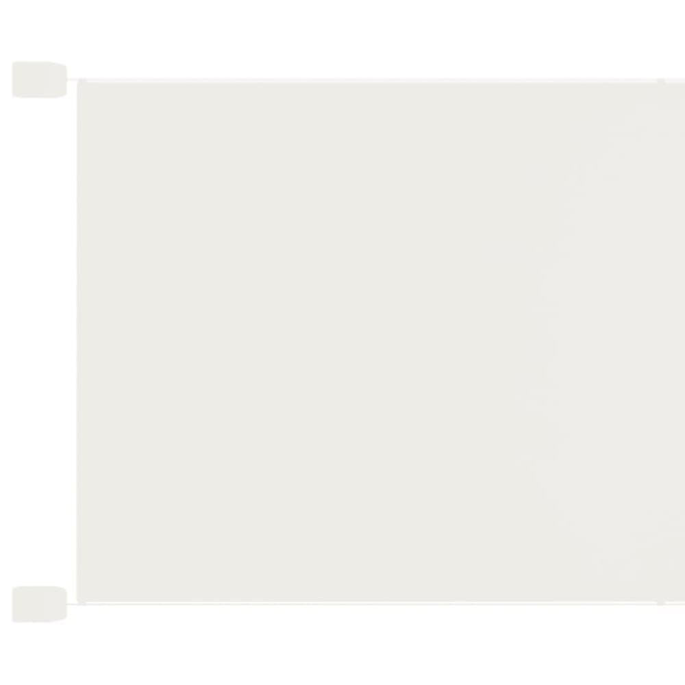vidaXL Markis vertikal vit 140x600 cm oxfordtyg