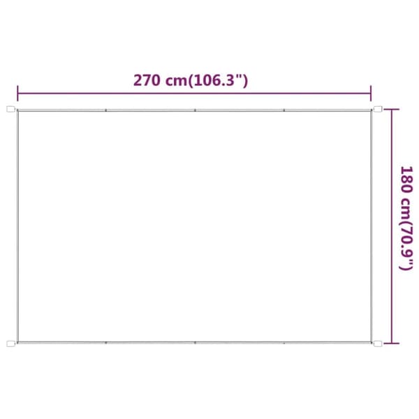 vidaXL Pystymarkiisi antrasiitti 180x270 cm Oxford kangas