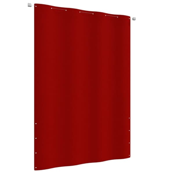 vidaXL Balkongskjerm rød 160x240 cm oxfordstoff