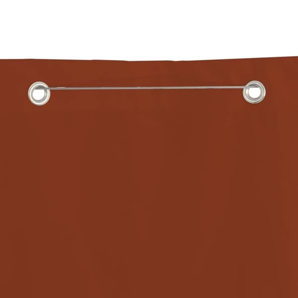 vidaXL Balkongskjerm terrakotta 80x240 cm oxfordstoff
