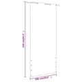 Miniatyrbilde 5 av 5: vidaXL Balkongskjerm brun 100x240 cm oxfordstoff