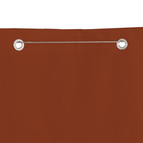 vidaXL Balkongskjerm terrakotta 140x240 cm oxfordstoff