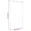 Miniatyrbilde 5 av 5: vidaXL Balkongskjerm terrakotta 140x240 cm oxfordstoff