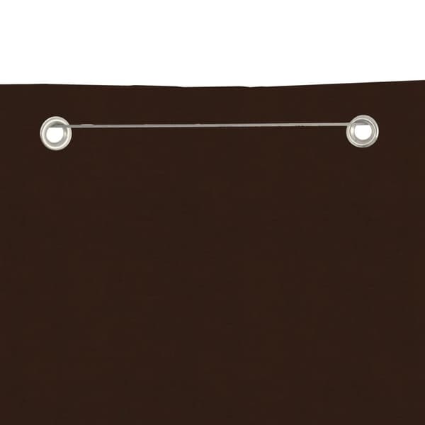 vidaXL Balkongskjerm brun 120x240 cm oxfordstoff