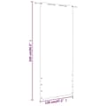 Miniatyrbilde 5 av 5: vidaXL Balkongskjerm brun 120x240 cm oxfordstoff
