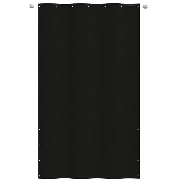 vidaXL Balkongskjerm svart 140x240 cm oxfordstoff
