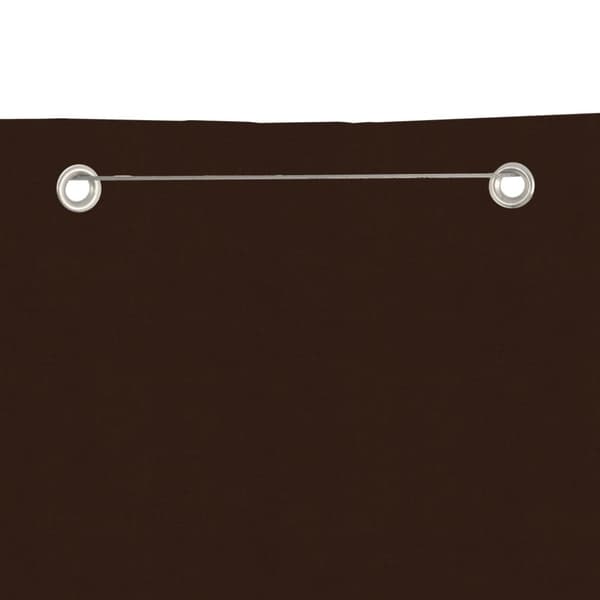 vidaXL Balkongskärm brun 140x240 cm oxfordtyg