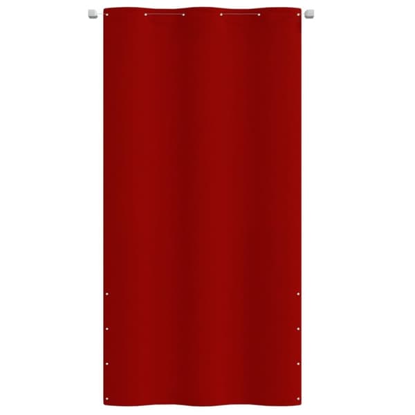 vidaXL Balkongskärm röd 120x240 cm oxfordtyg