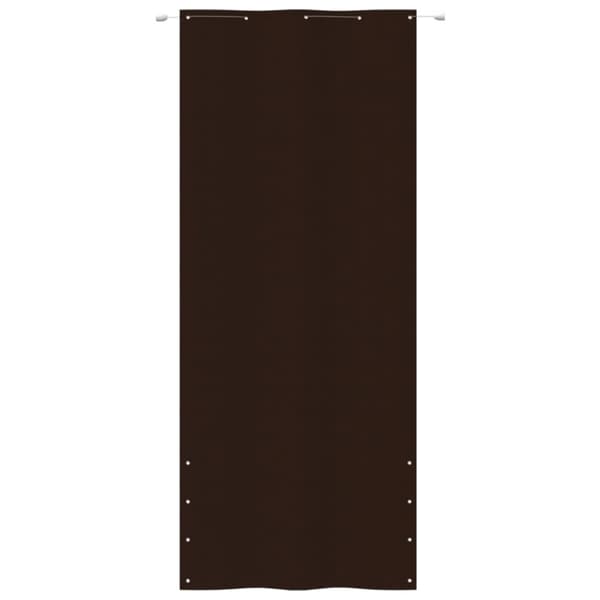 vidaXL altanafskærmning 100x240 cm oxfordstof brun
