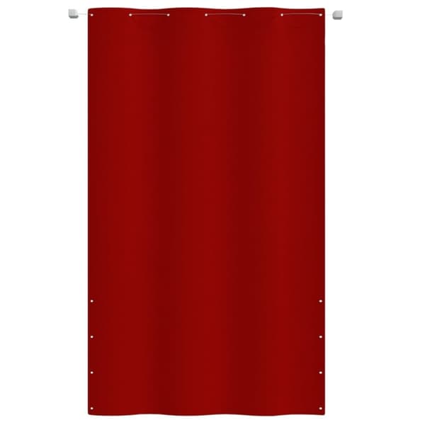 vidaXL altanafskærmning 140x240 cm oxfordstof rød