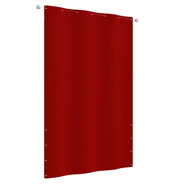 vidaXL Parvekkeen suoja punainen 140x240 cm Oxford kangas