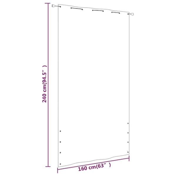 vidaXL altanafskærmning 160x240 cm oxfordstof blå