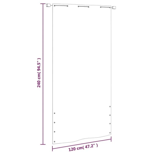 vidaXL altanafskærmning Oxfordstof 120x240 cm lysegrøn