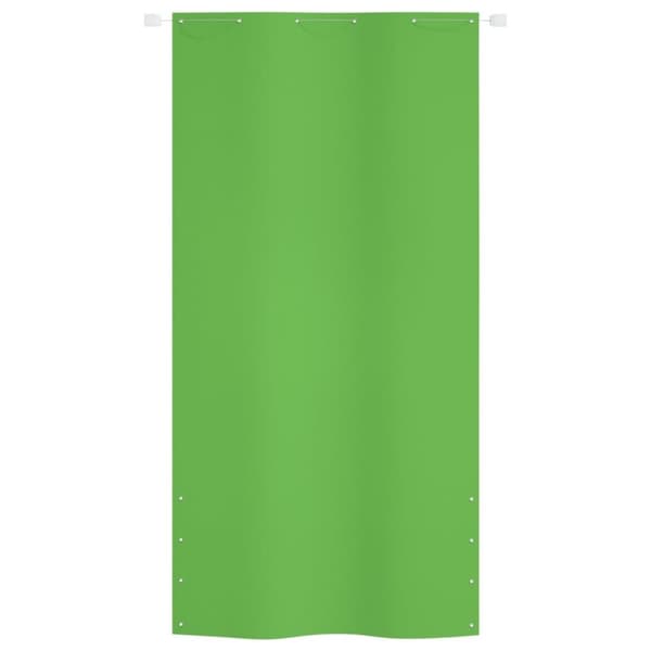 vidaXL altanafskærmning Oxfordstof 120x240 cm lysegrøn