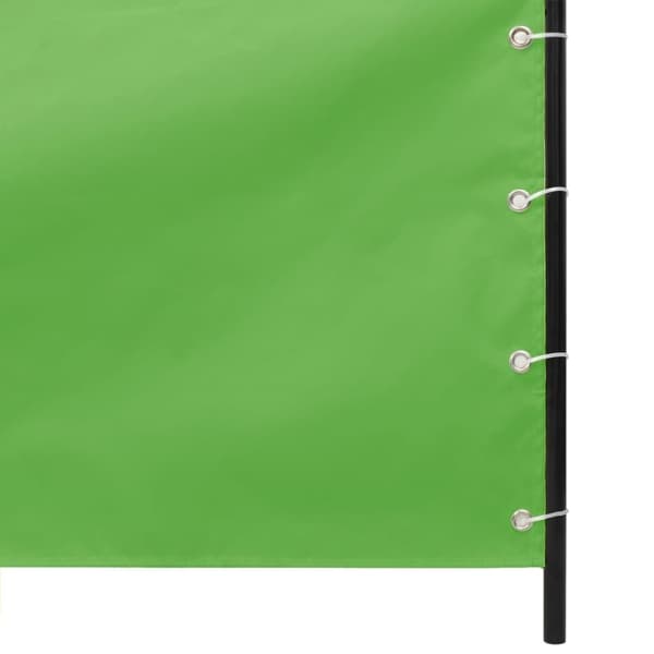 vidaXL Parvekkeen suoja vaaleanvihreä 140x240 cm Oxford kangas