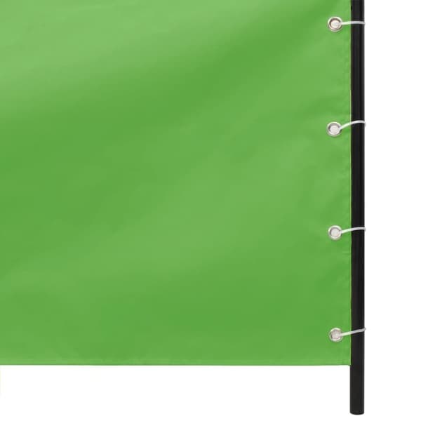 vidaXL Parvekkeen suoja vaaleanvihreä 80x240 cm Oxford kangas