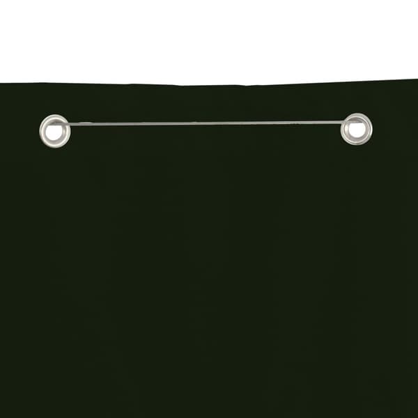 vidaXL altanafskærmning Oxfordstof 140x240 cm mørkegrøn