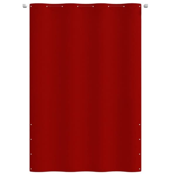 vidaXL Parvekkeen suoja punainen 160x240 cm Oxford kangas