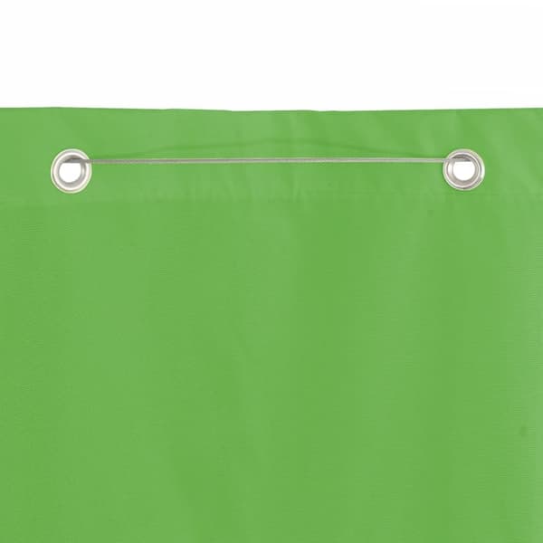 vidaXL Parvekkeen suoja vaaleanvihreä 100x240 cm Oxford kangas