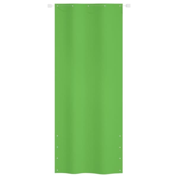 vidaXL Parvekkeen suoja vaaleanvihreä 100x240 cm Oxford kangas
