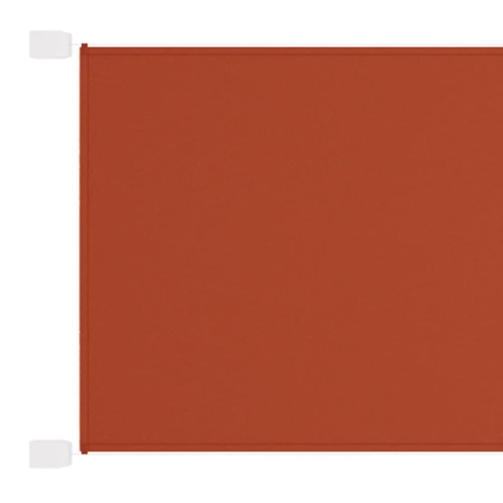 vidaXL Markis vertikal terrakotta 250x420 cm oxfordtyg
