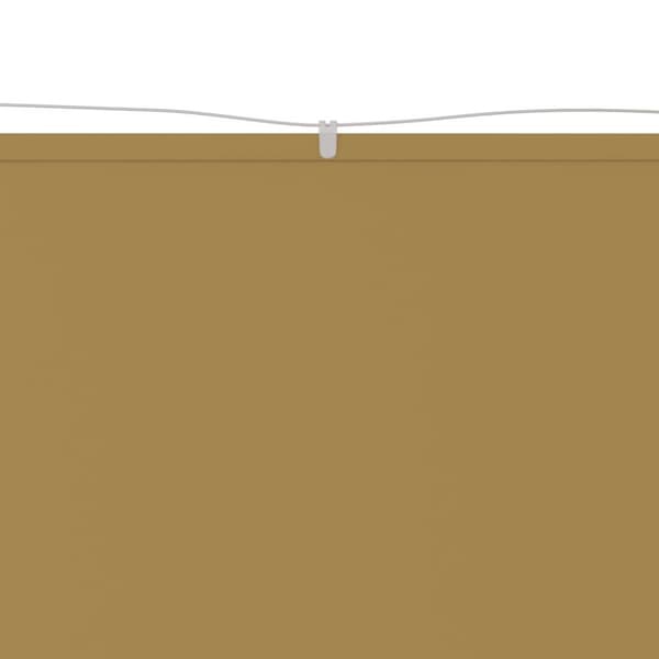 vidaXL Markis vertikal beige 60x1200 cm oxfordtyg