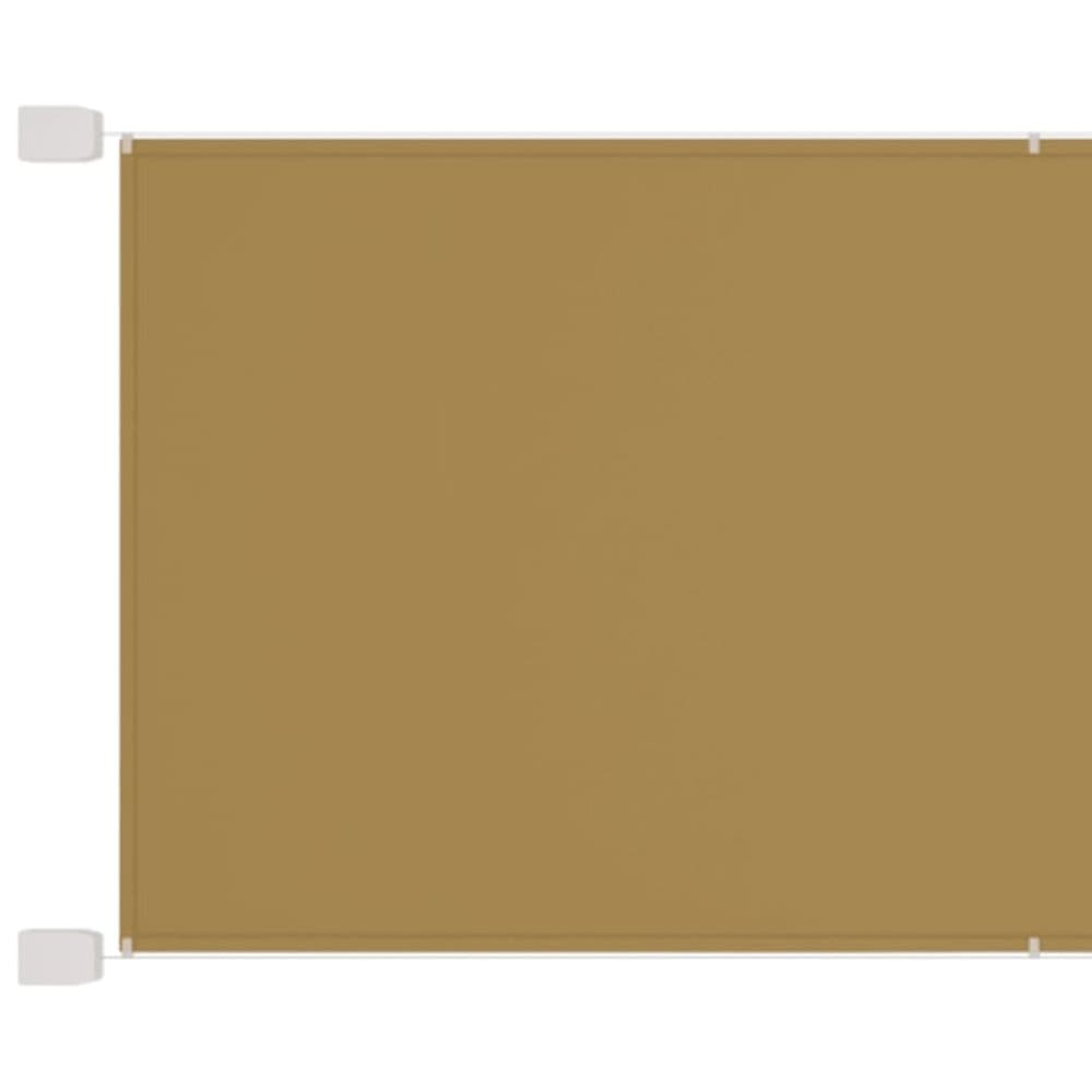 vidaXL Markis vertikal beige 100x600 cm oxfordtyg