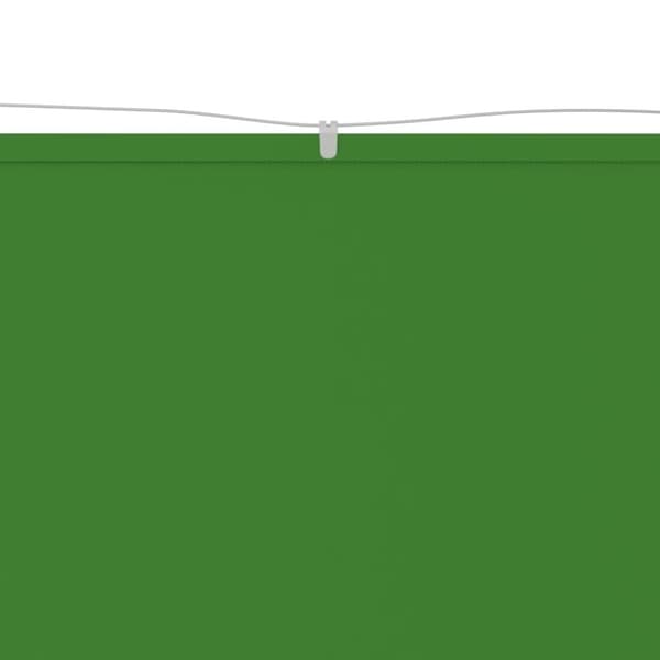 vidaXL Markis vertikal ljusgrön 100x420 cm oxfordtyg