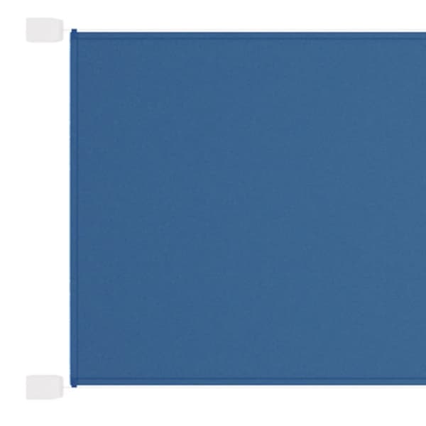 vidaXL Vertikal markise blå 140x420 cm oxfordstoff