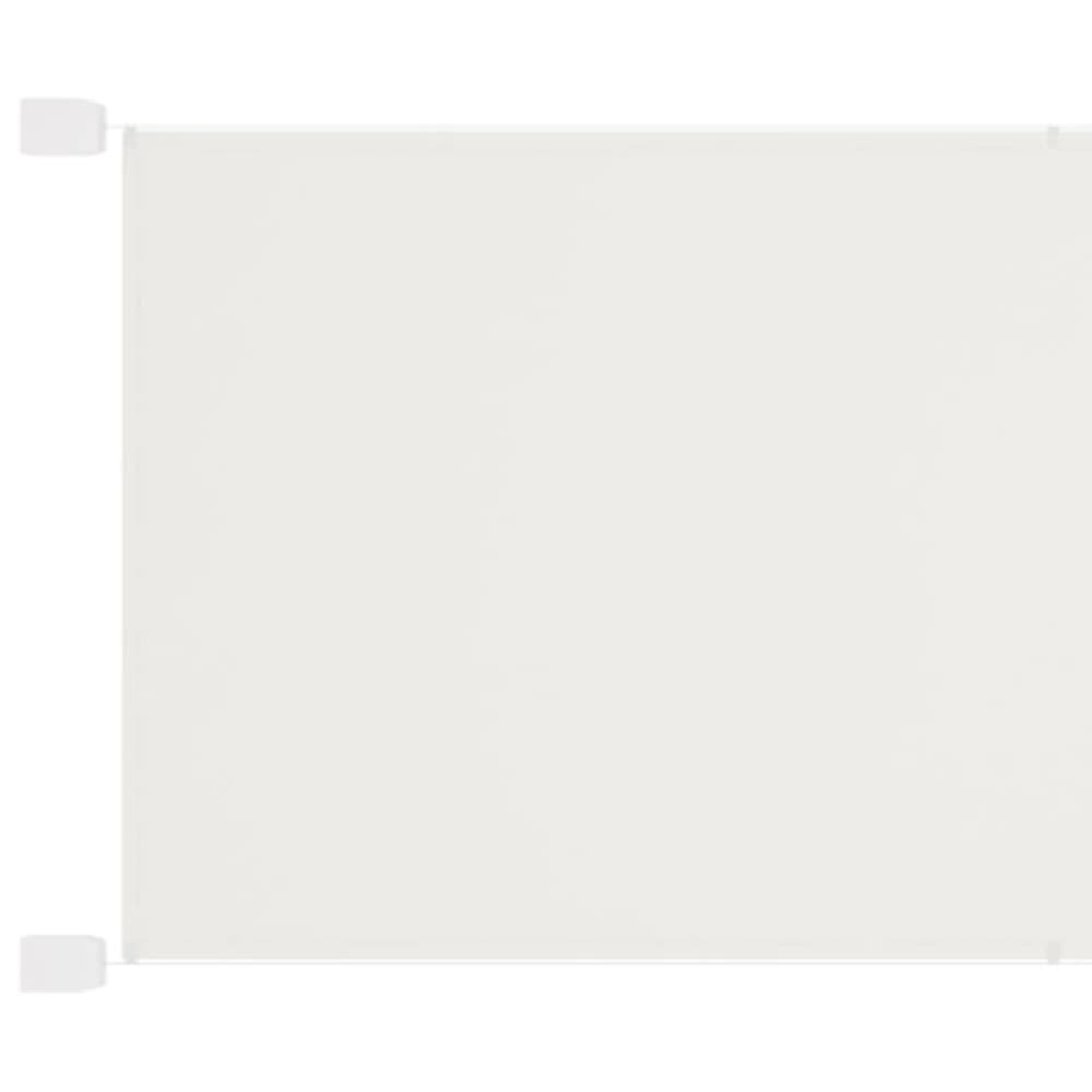 vidaXL Markis vertikal vit 180x420 cm oxfordtyg