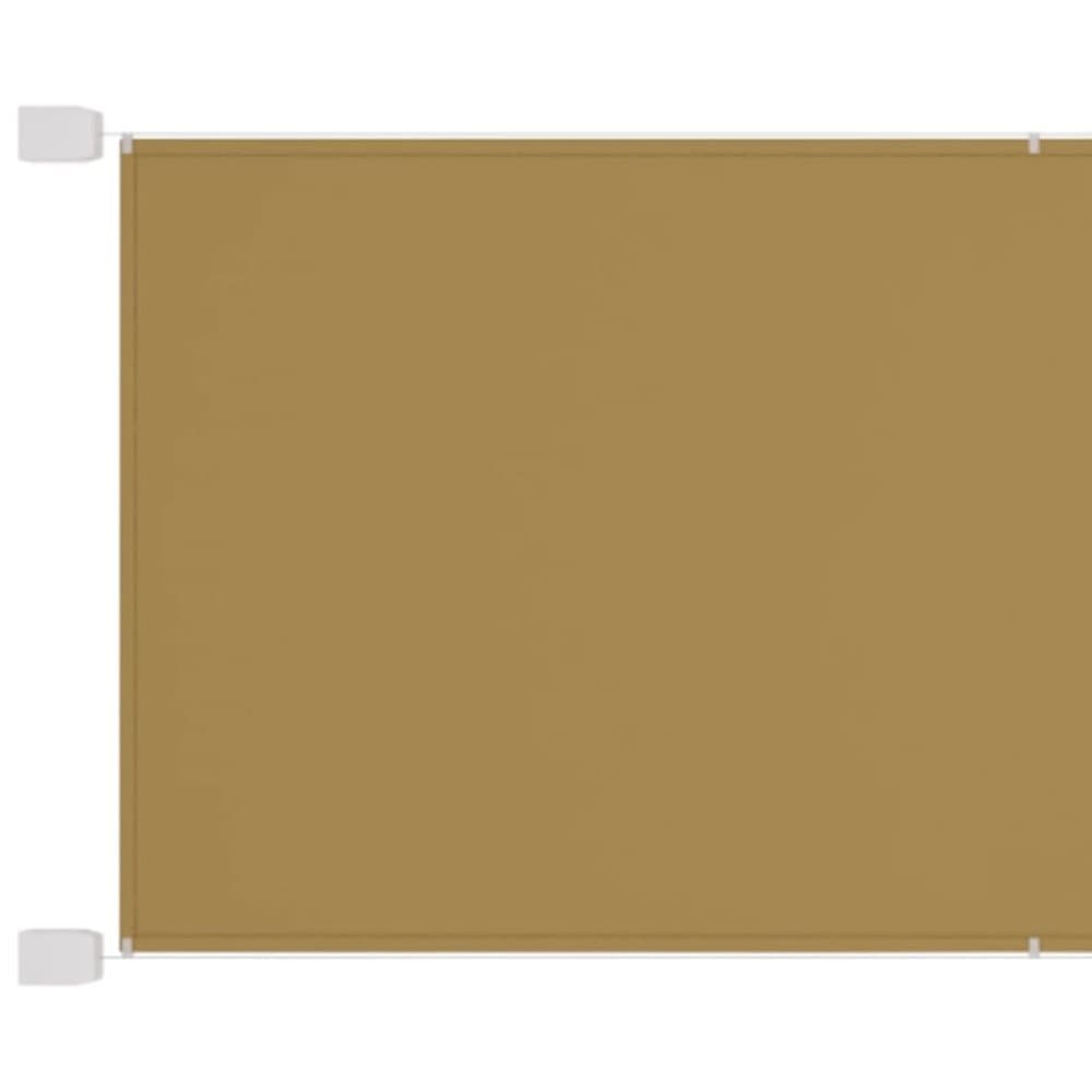 vidaXL Markis vertikal beige 60x420 cm oxfordtyg