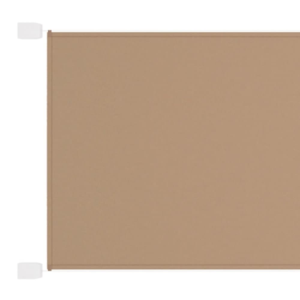 vidaXL Markis vertikal taupe 140x420 cm oxfordtyg