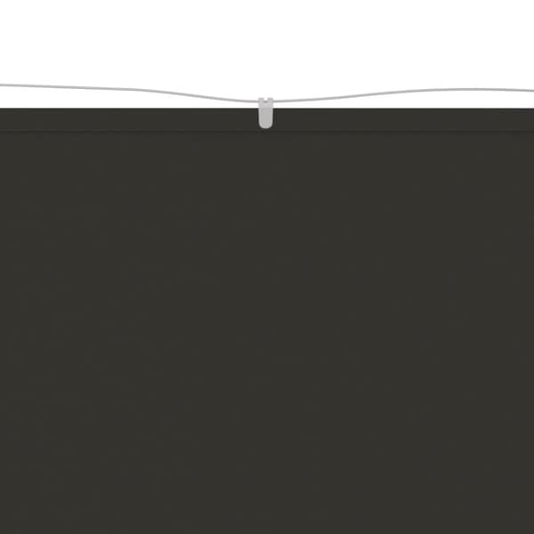 vidaXL lodret markise 100x1200 cm oxfordstof antracitgrå