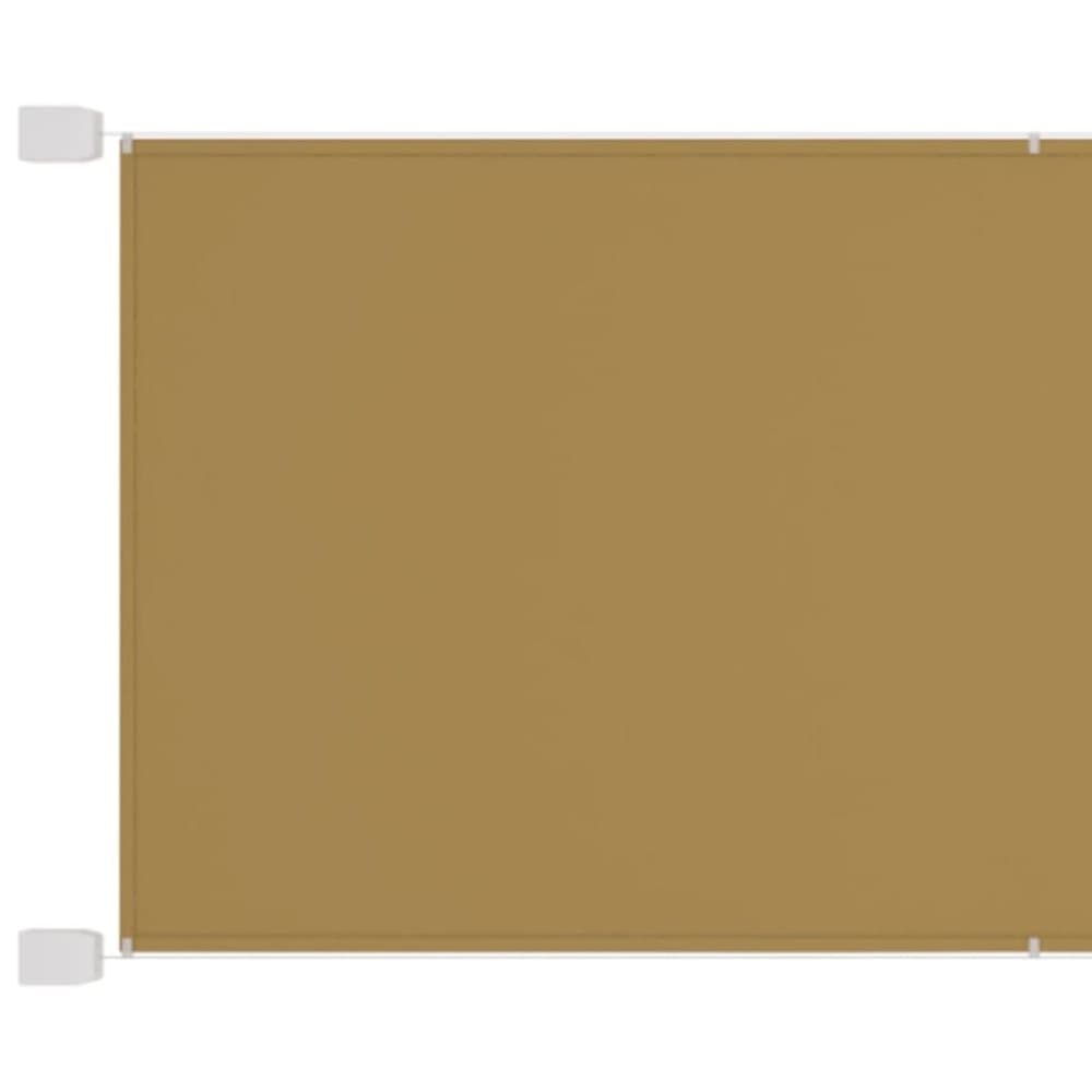 vidaXL Markis vertikal beige 180x1200 cm oxfordtyg