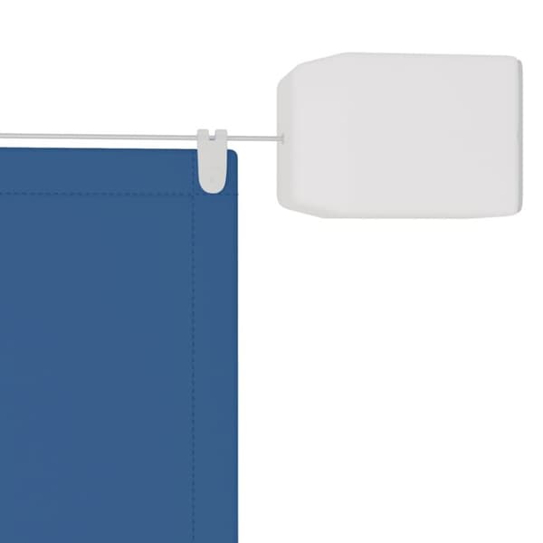 vidaXL Markis vertikal blå 200x420 cm oxfordtyg
